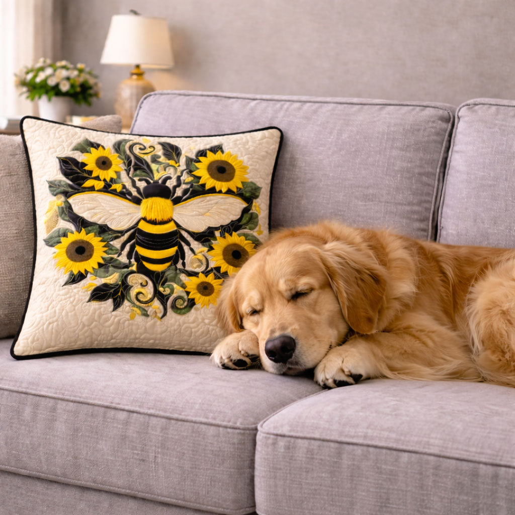 Bee & Sunflower KL2802001CL Quilted Pillow Case