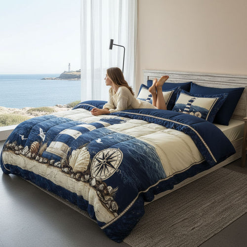 Coastal Lighthouse WN0703001CL Duvet Cover Set
