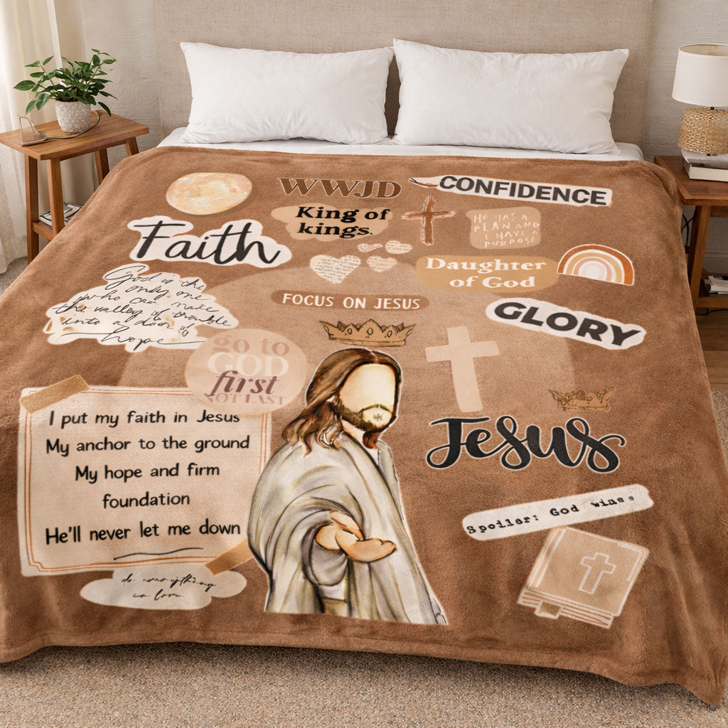 Faith In Jesus WN0203001CL Fleece Blanket