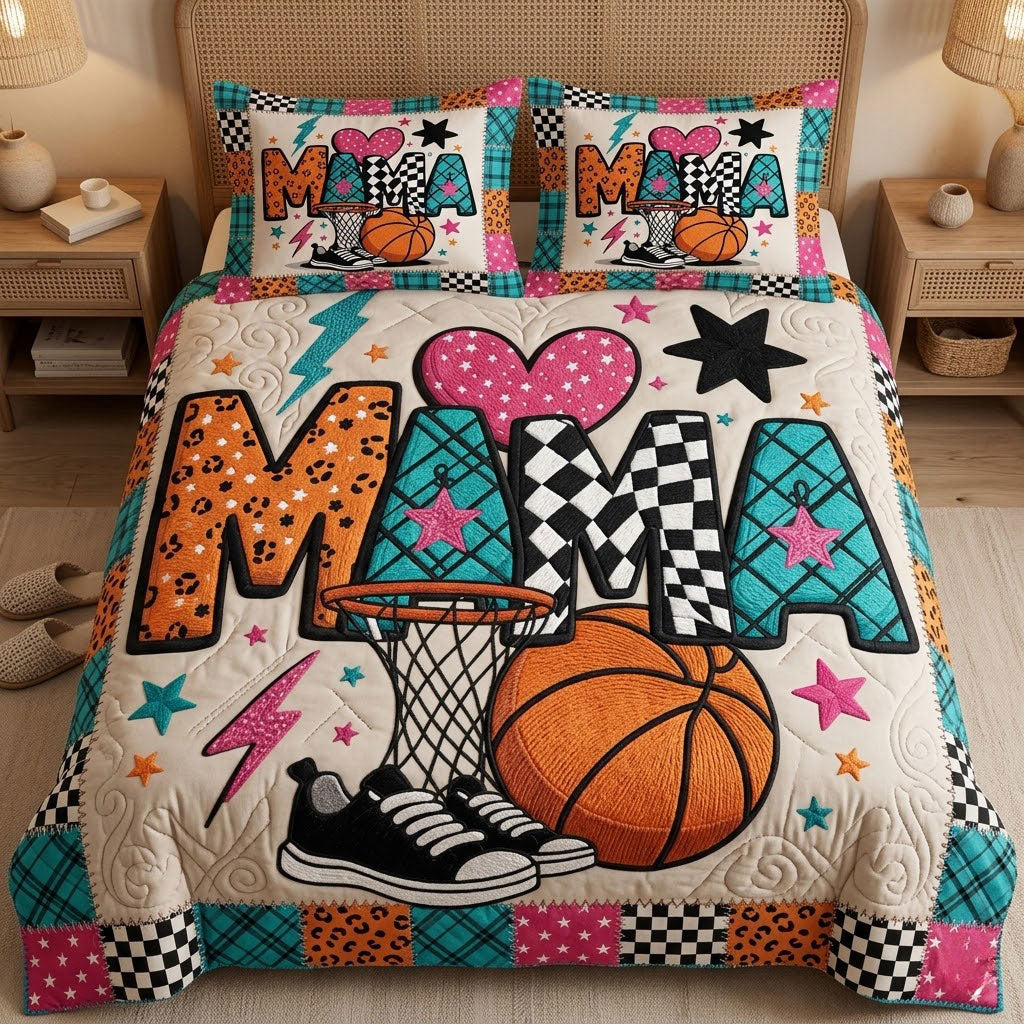 Personalized Mama Game Day WN0304010CL Duvet Cover Set