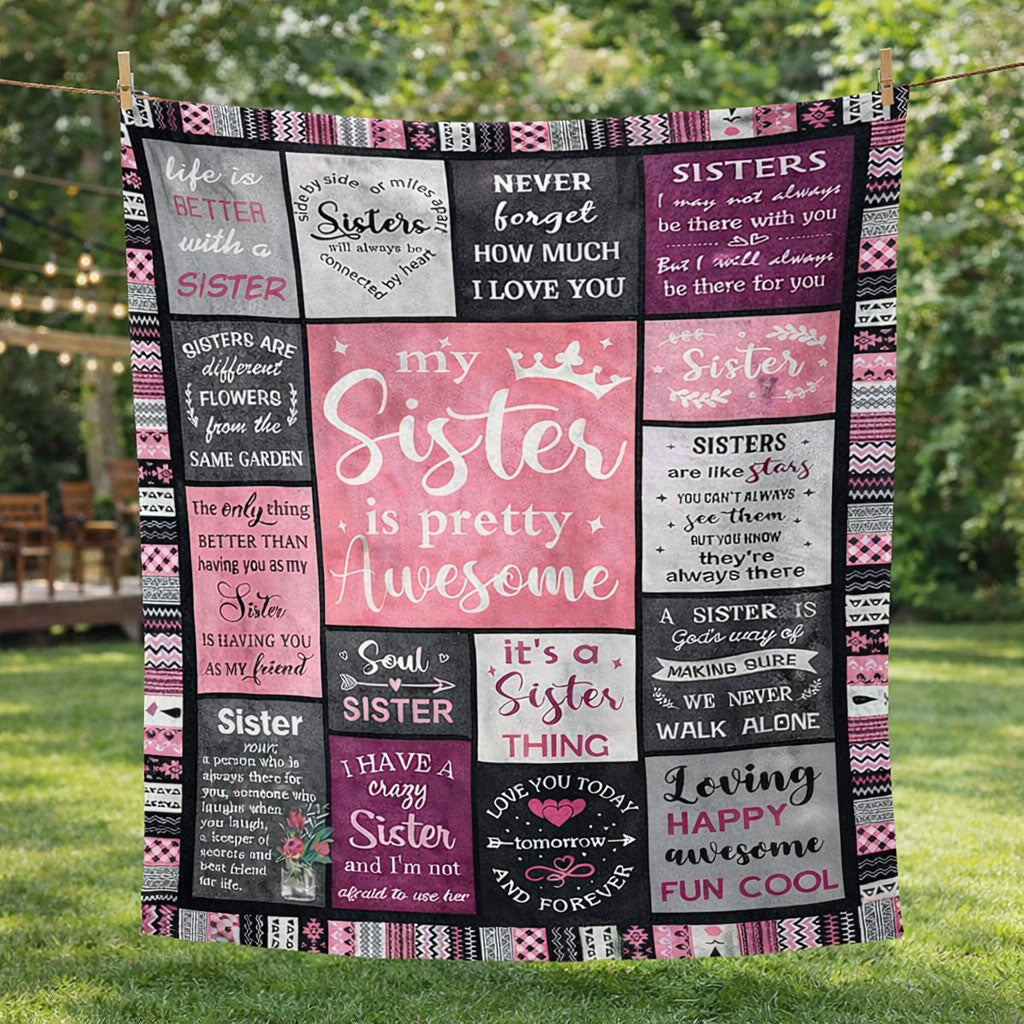 To My Sister CP0302001CL Fleece Blanket
