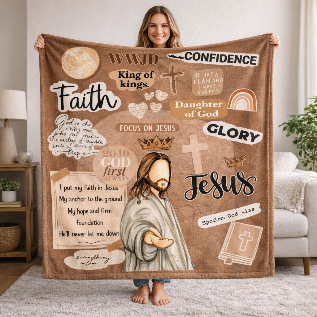 Faith In Jesus WN0203001CL Fleece Blanket