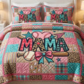 Personalized Mama Baseball Love WN0304008CL Duvet Cover Set