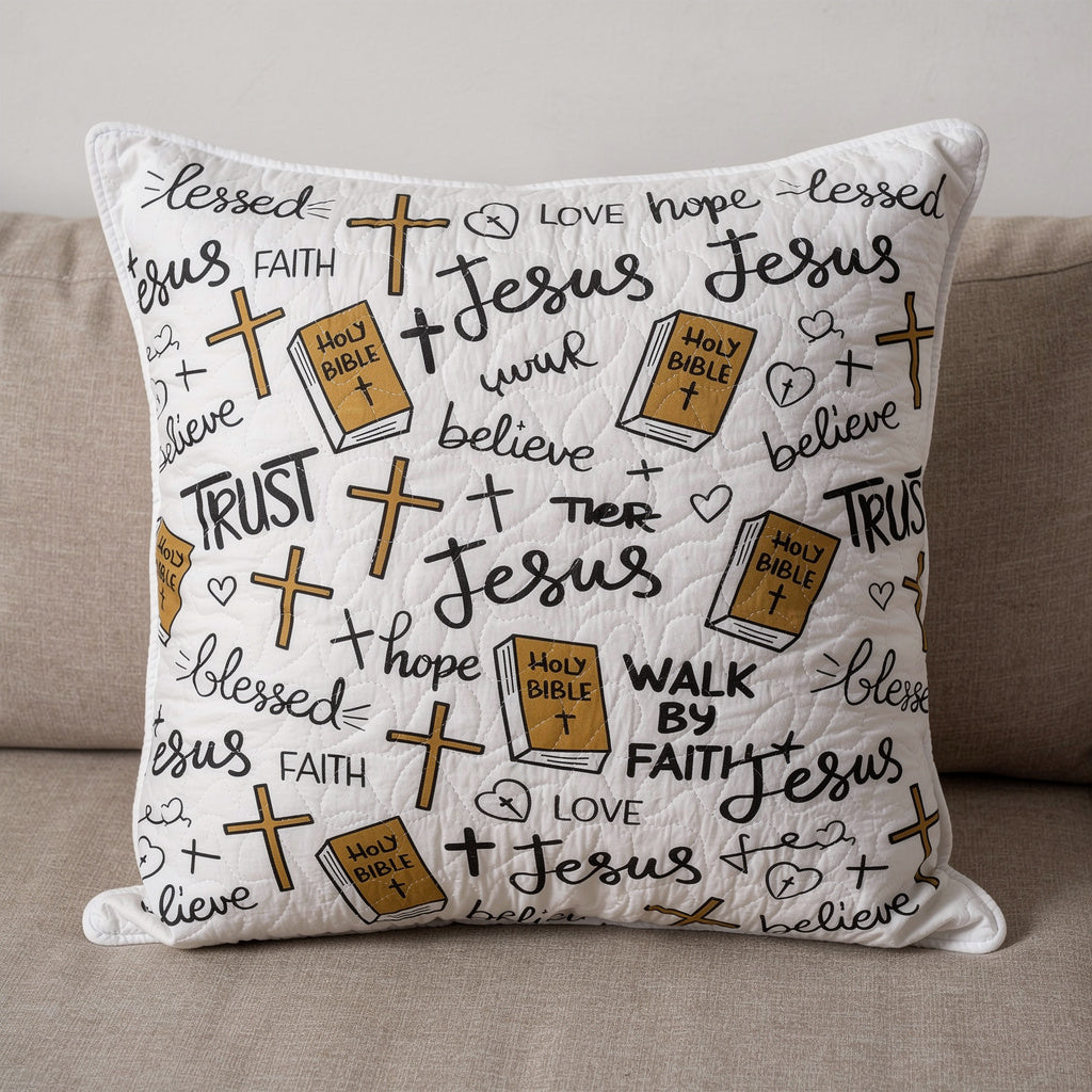 Peaceful Faithful WJ0403004CL Quilt Pillow Case