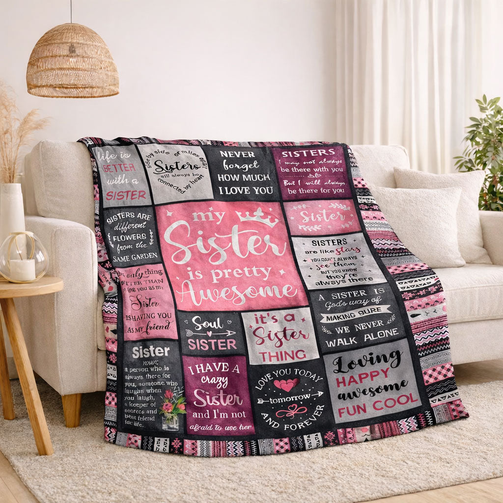 To My Sister CP0302001CL Fleece Blanket