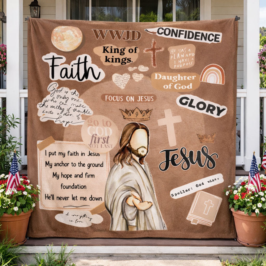 Faith In Jesus WN0203001CL Fleece Blanket