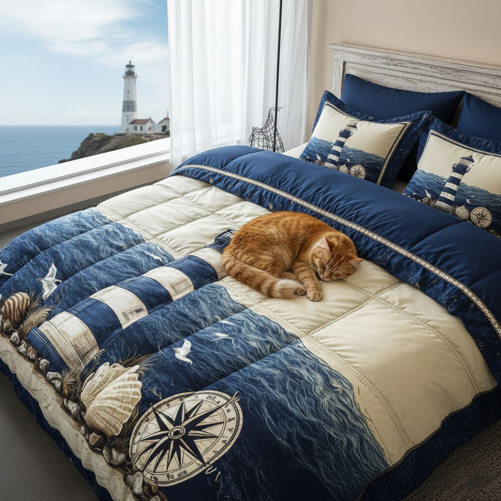 Coastal Lighthouse WN0703001CL Duvet Cover Set