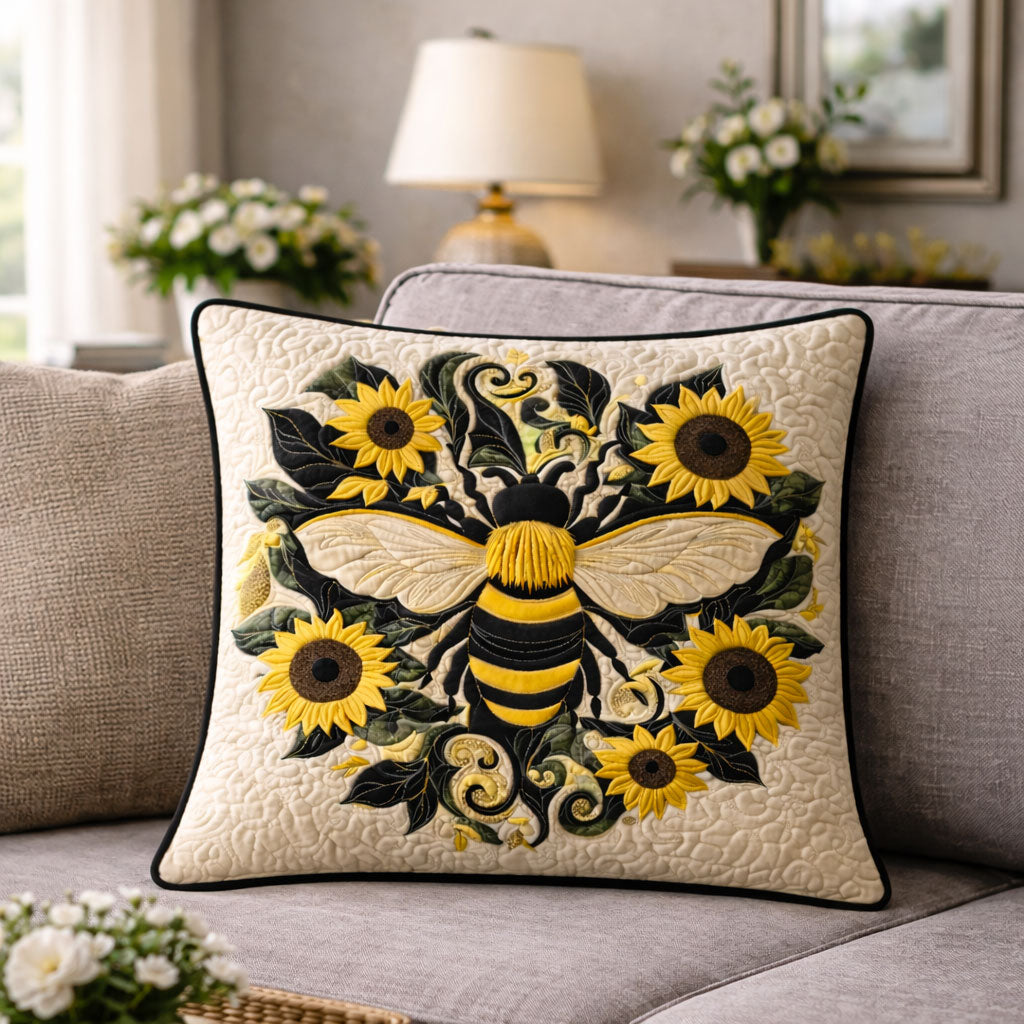 Bee & Sunflower KL2802001CL Quilted Pillow Case