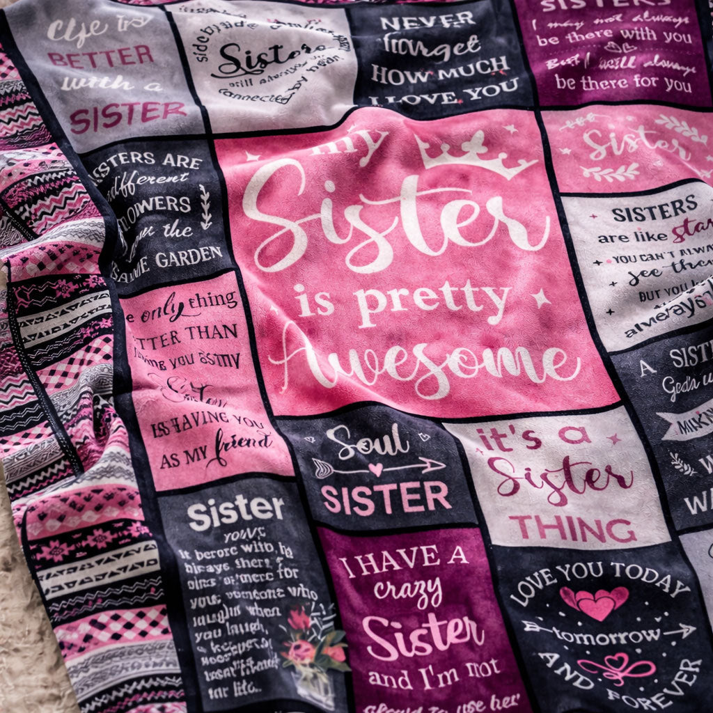 To My Sister CP0302001CL Fleece Blanket