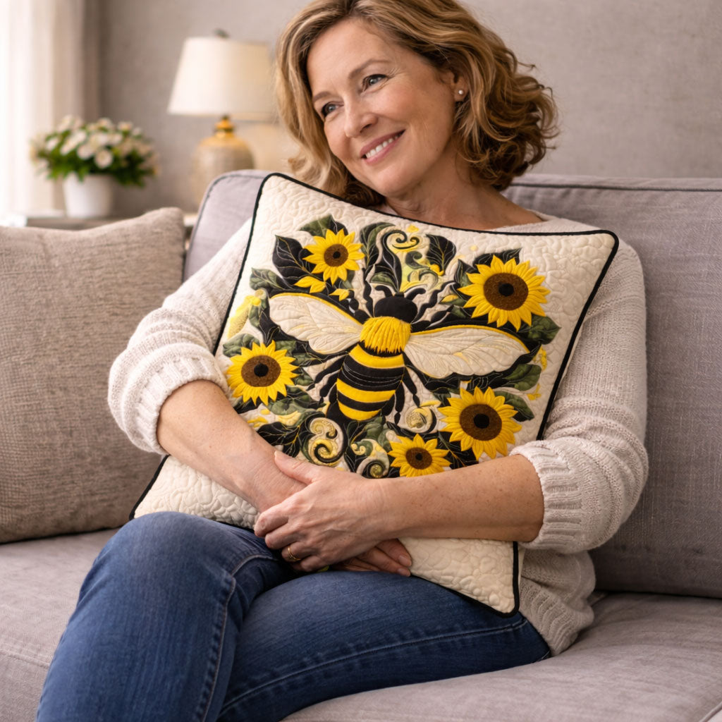 Bee & Sunflower KL2802001CL Quilted Pillow Case