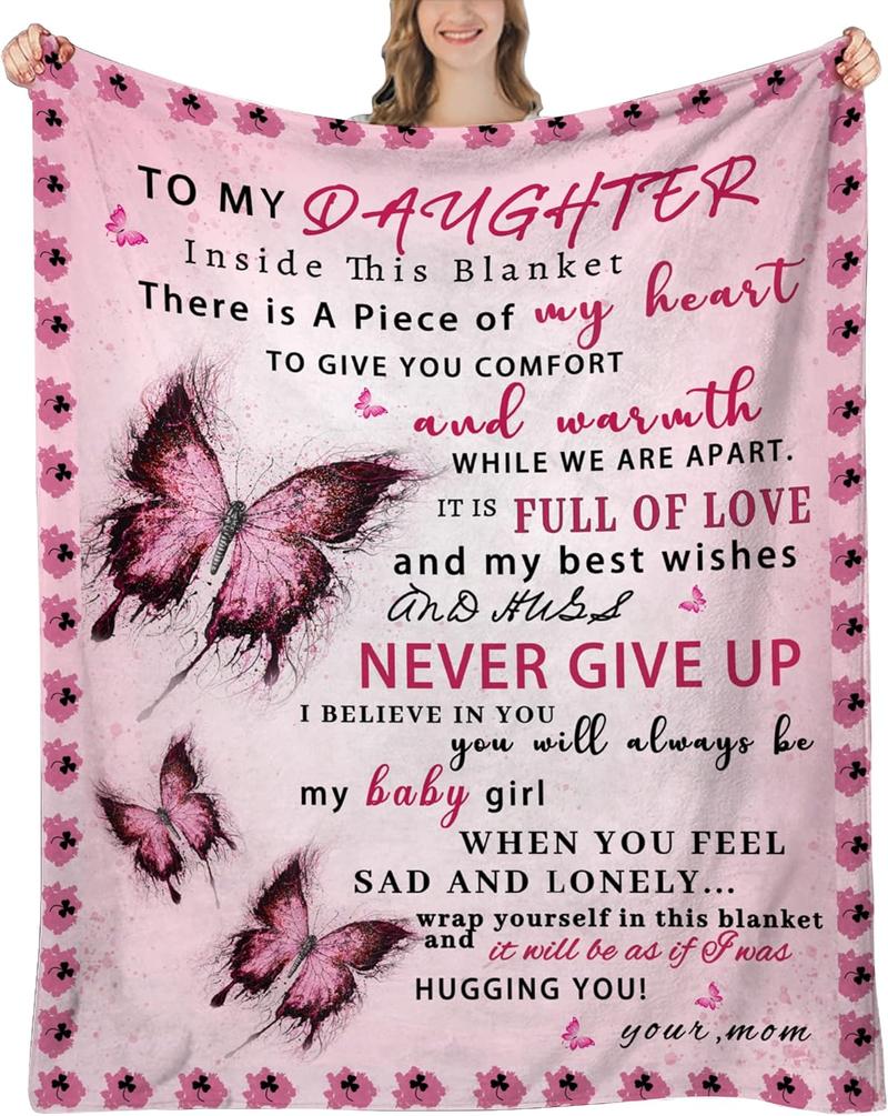 Daughter Blanket from Mama&Papa XR2503002CL Fleece Blanket