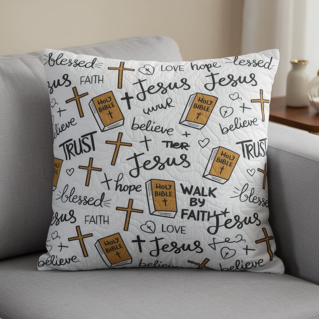 Peaceful Faithful WJ0403004CL Quilt Pillow Case