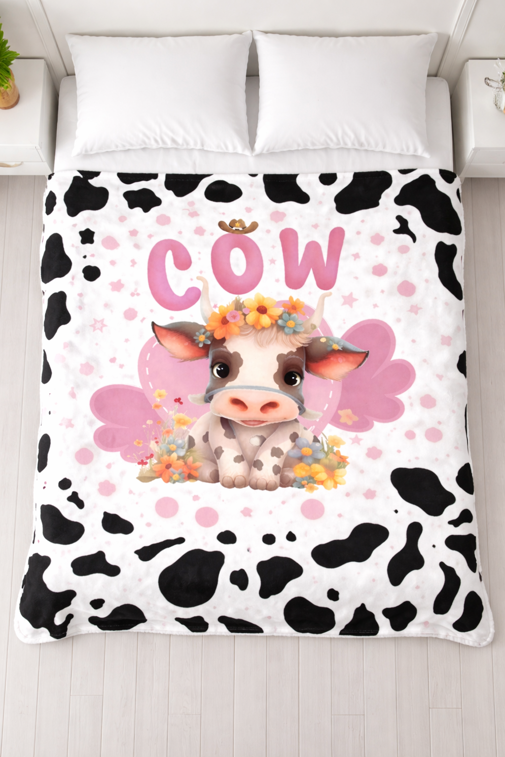 Cute Cow CP2702001CL Fleece Blanket
