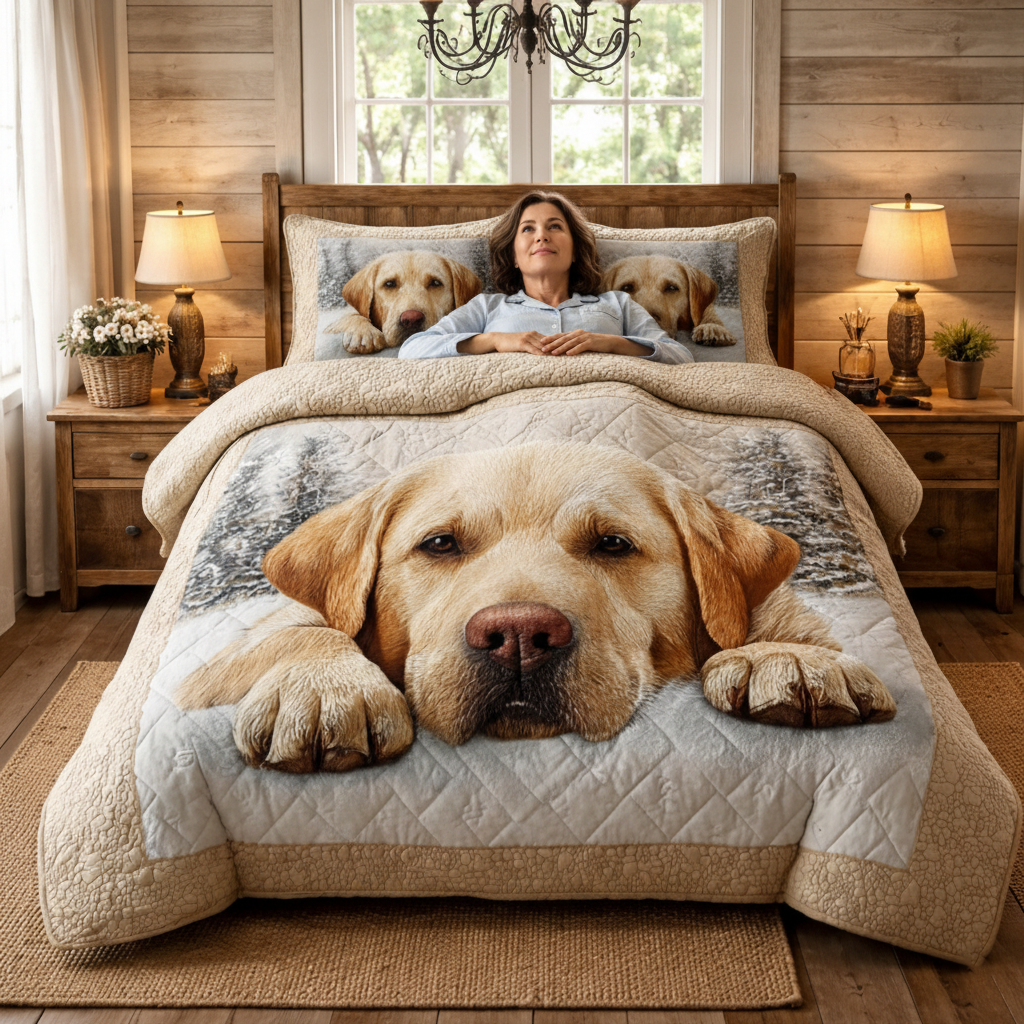 Cozy Labrador CW1002002CL Duvet Cover Set