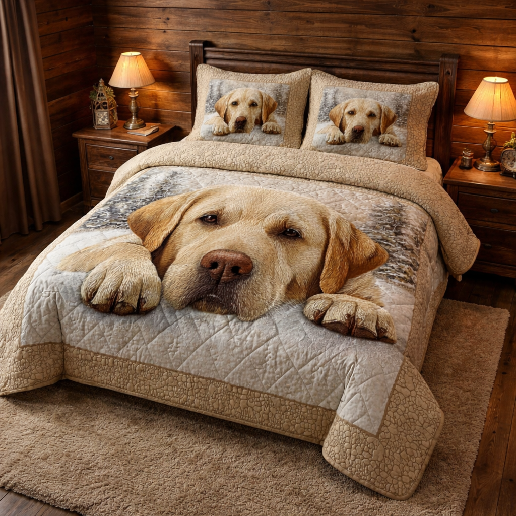 Cozy Labrador CW1002002CL Duvet Cover Set