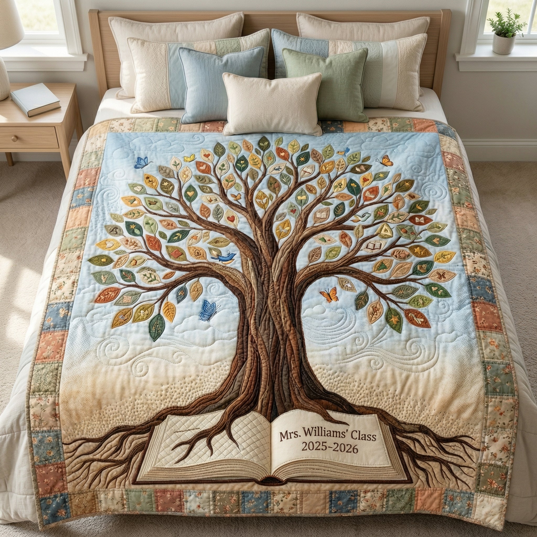 Personalized Her Roots Their Wings XR0304002CL Quilt Blanket