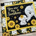 Elephant You Are My Sunshine XR3103006CL Quilt Blanket