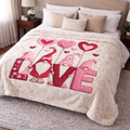 Love Gnomes XR2101008CL Faux Fur Throw Blanket