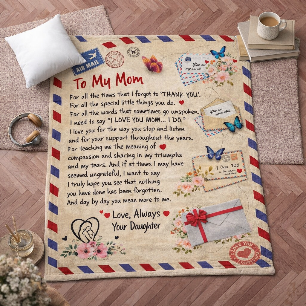 To My Mom For All The Times XR0202001CL Fleece Blanket