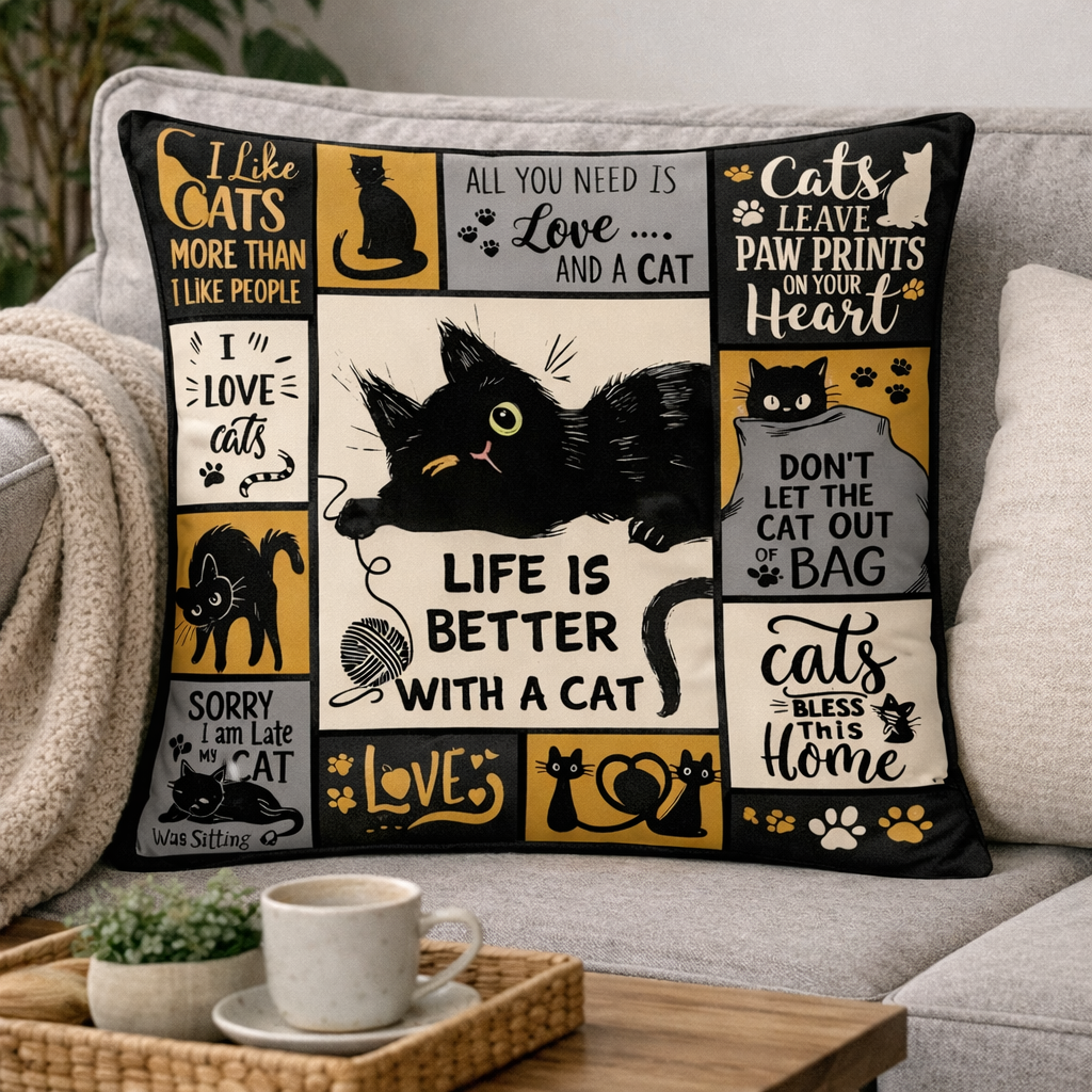 Cute Cat XR0303001CL Pillow Case