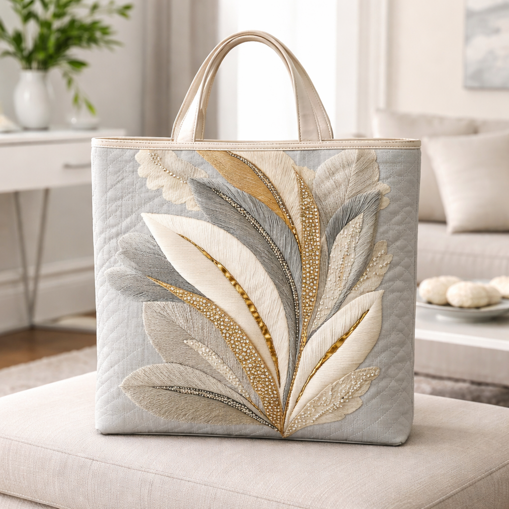 Feather CP0303001CL Quilted Tote Bag