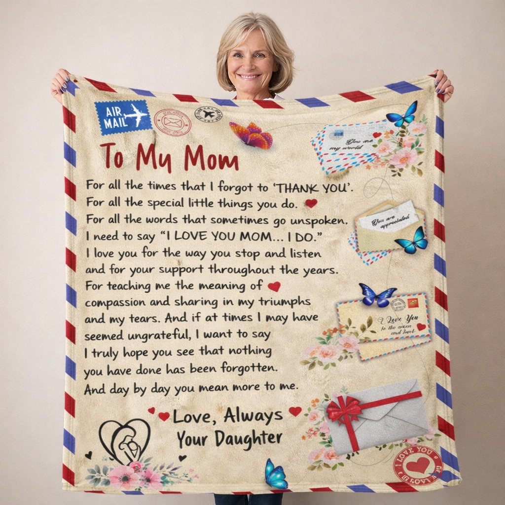 To My Mom For All The Times XR0202001CL Fleece Blanket