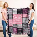 To My Sister CP0302001CL Fleece Blanket