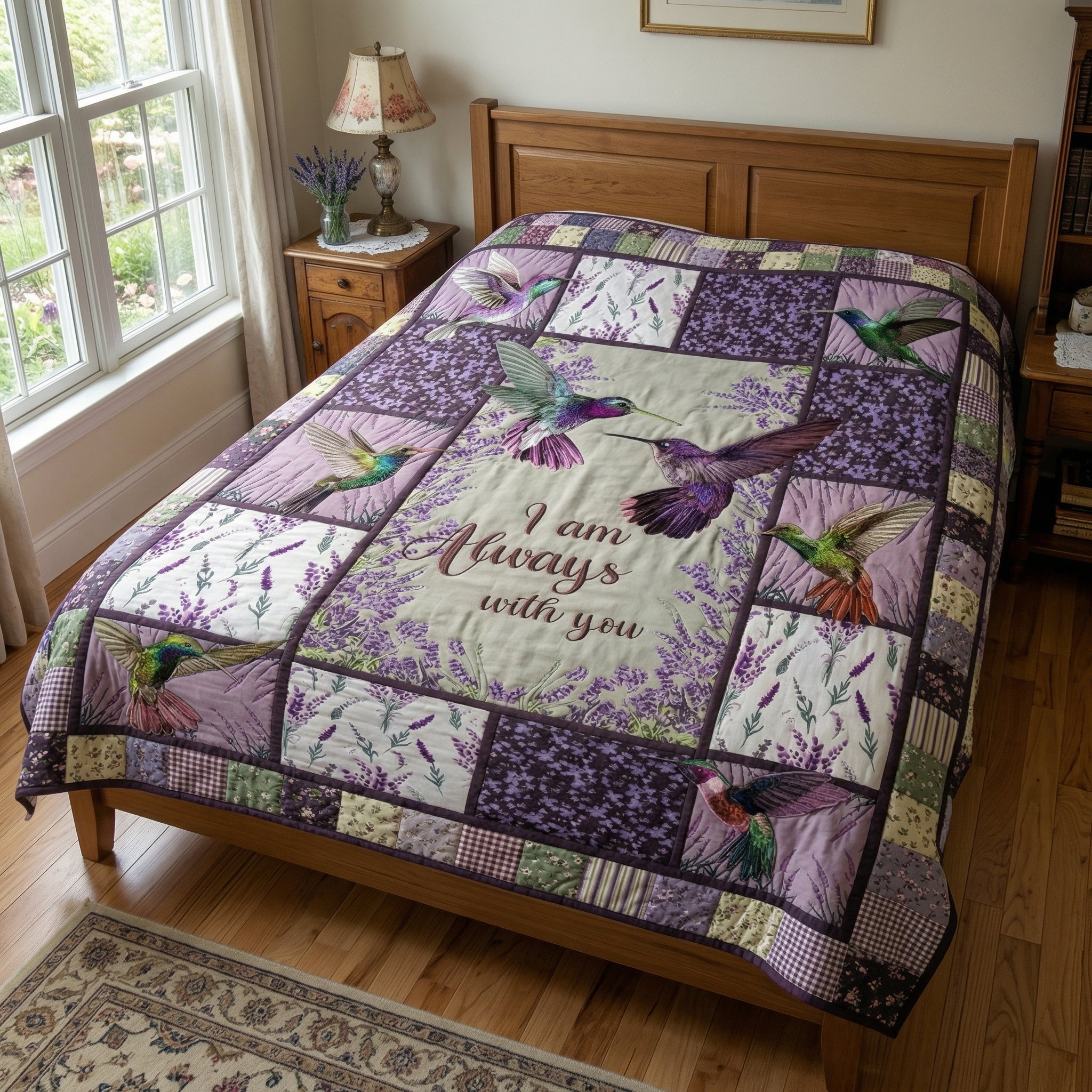 Hummingbird Always With You XR3103001CL Quilt Blanket