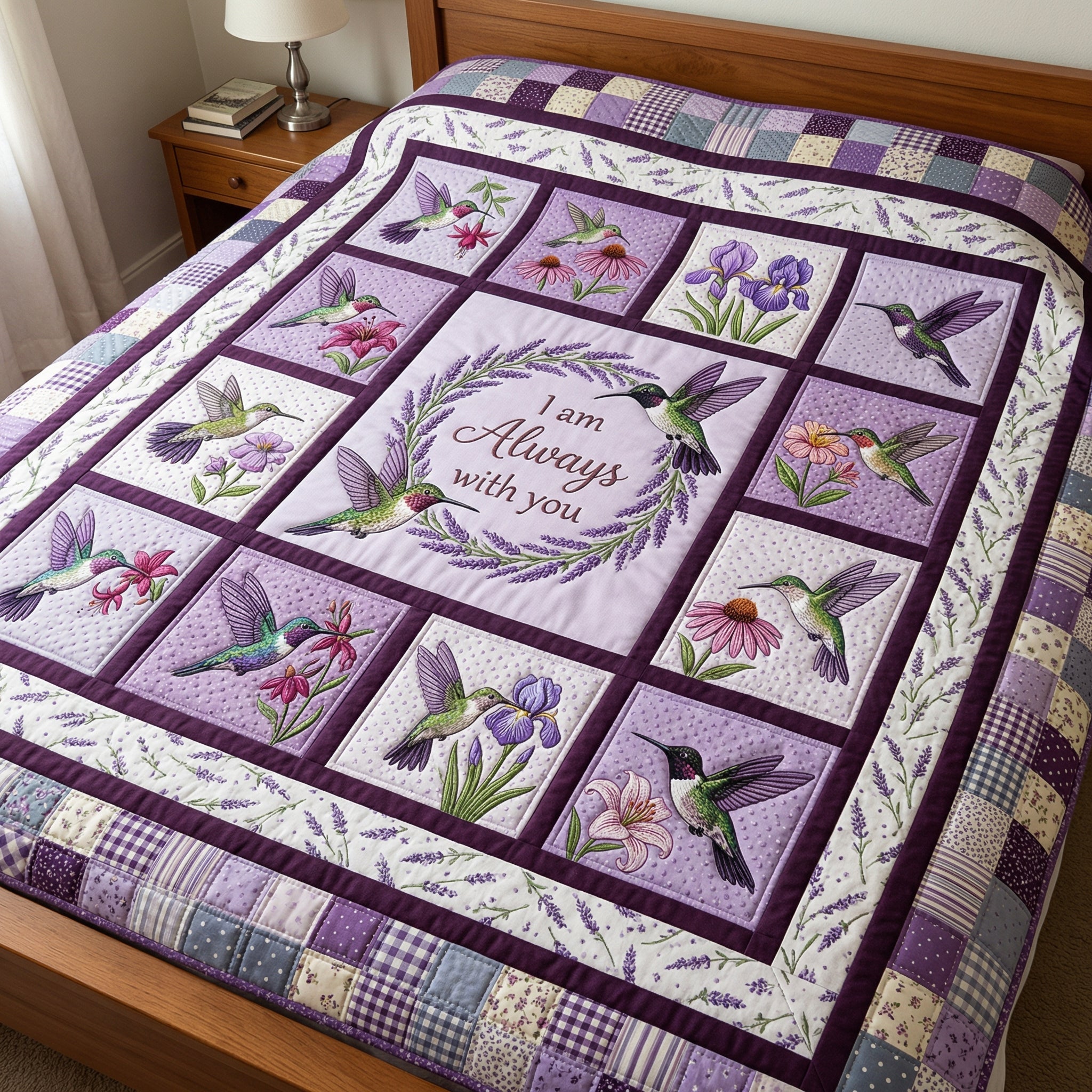 Hummingbird Always With You XR3103003CL Quilt Blanket