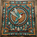 Native American Hummingbird XR0204002CL Quilt Blanket
