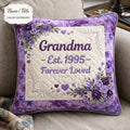 Personalized Grandma Forever Loved WN0104011CL Quilted Pillow Case