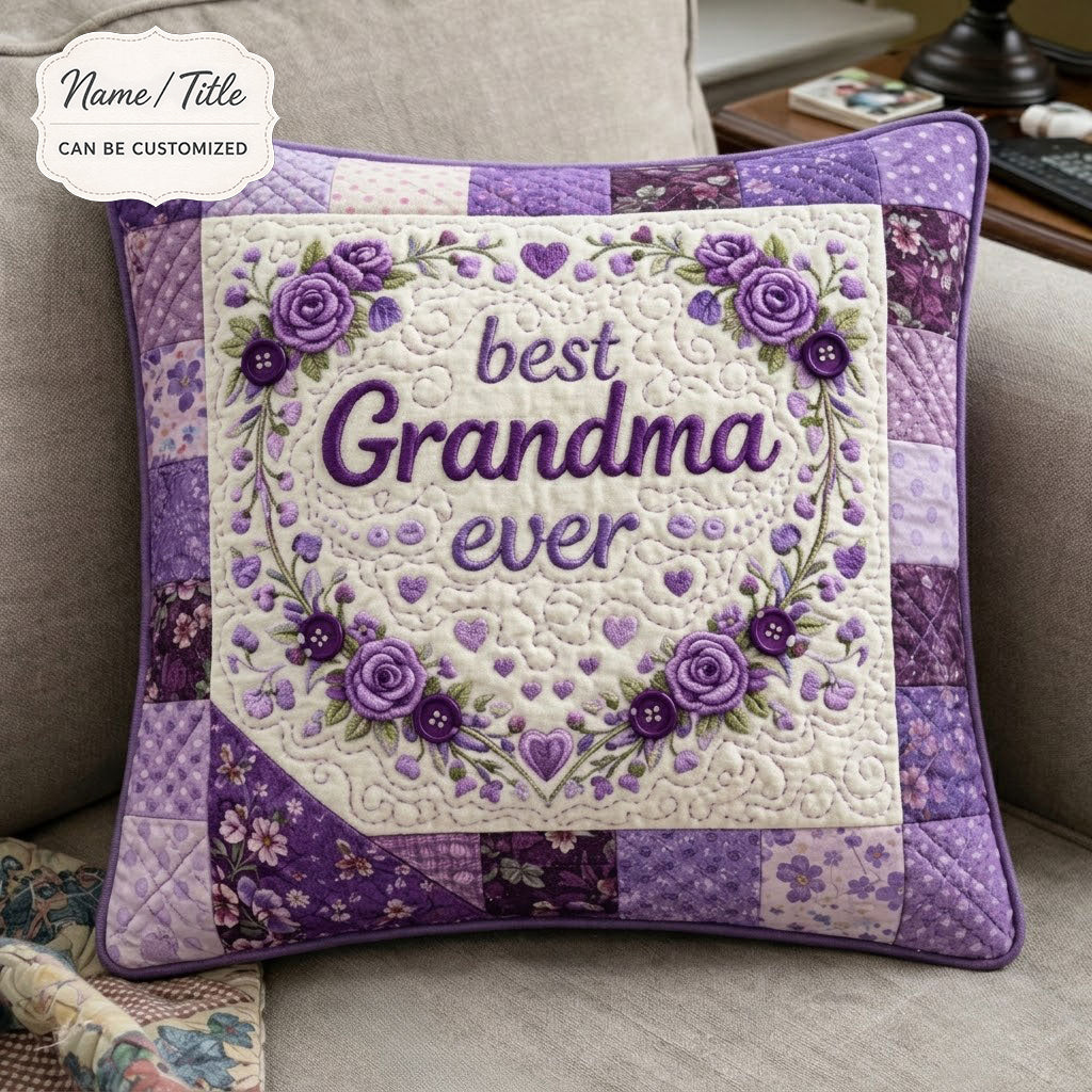 Personalized Grandma Love Keepsake WN0104012CL Quilted Pillow Case