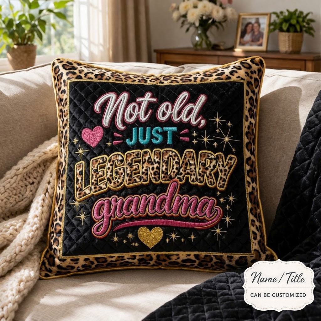 Personalized Stylish Grandma WN0104015CL Quilted Pillow Case