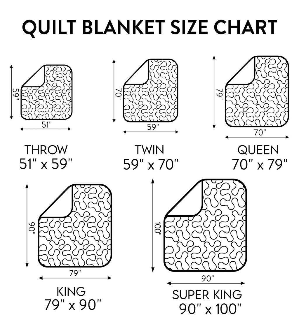 Blue Sea Turtle XR0903001CL Quilt Blanket