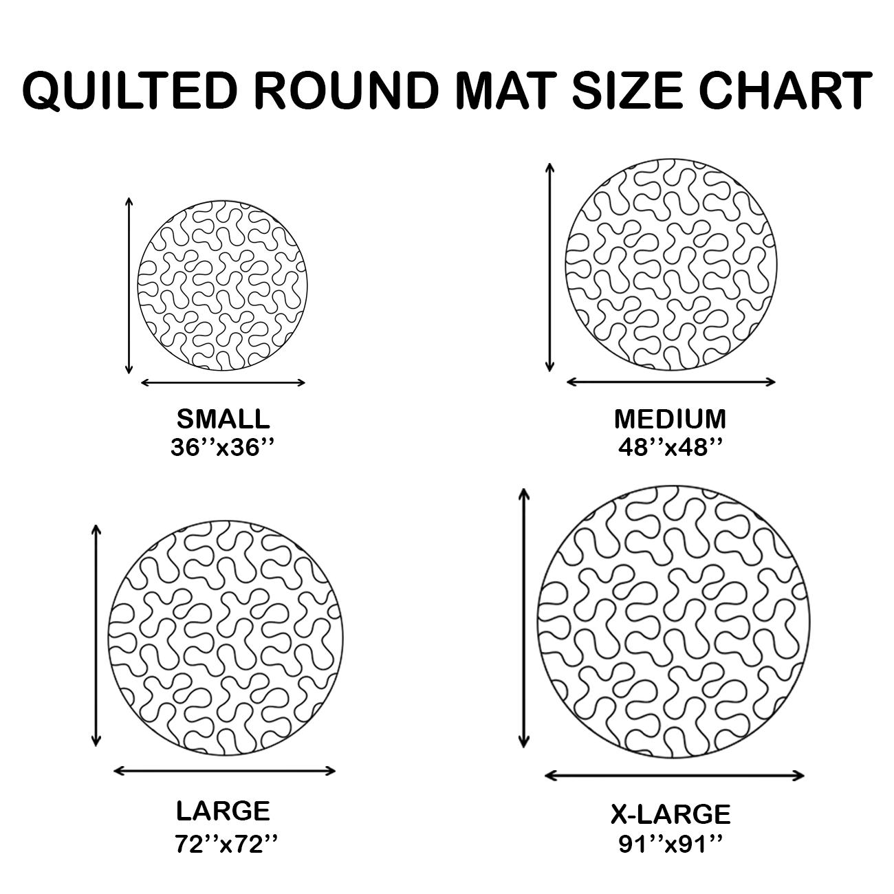 Bee & Sunflower Harmony KL0212001CL Quilted Round Mat