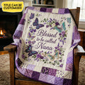 Personalized Butterfly Blessed To Be Called Nana XR3103004CL Quilt Blanket