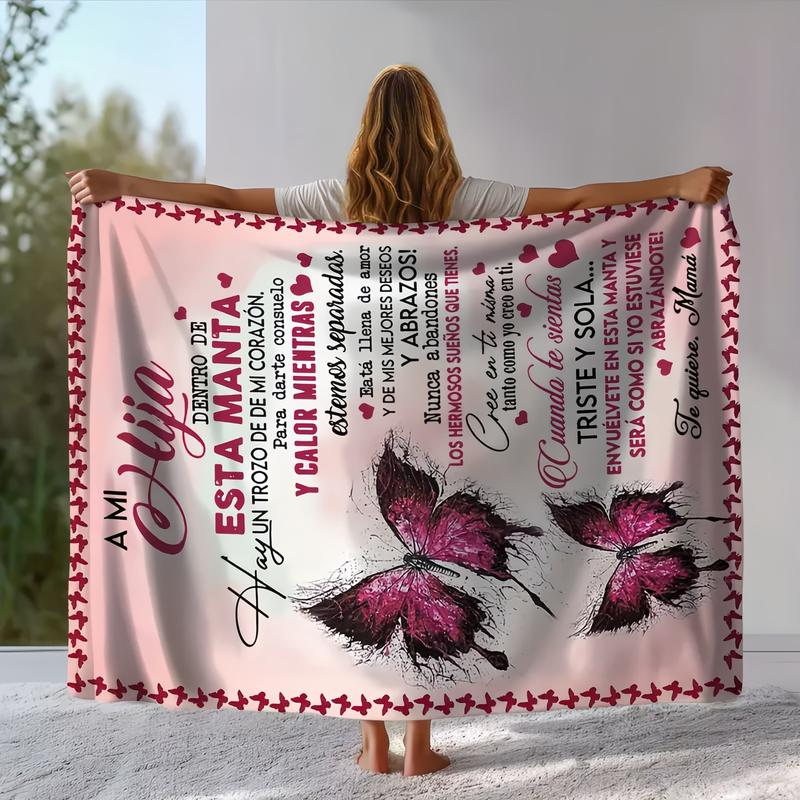 Daughter Blanket from Mama&Papa XR2503002CL Fleece Blanket