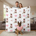 German Shepherd Love WN0502001CL Fleece Blanket