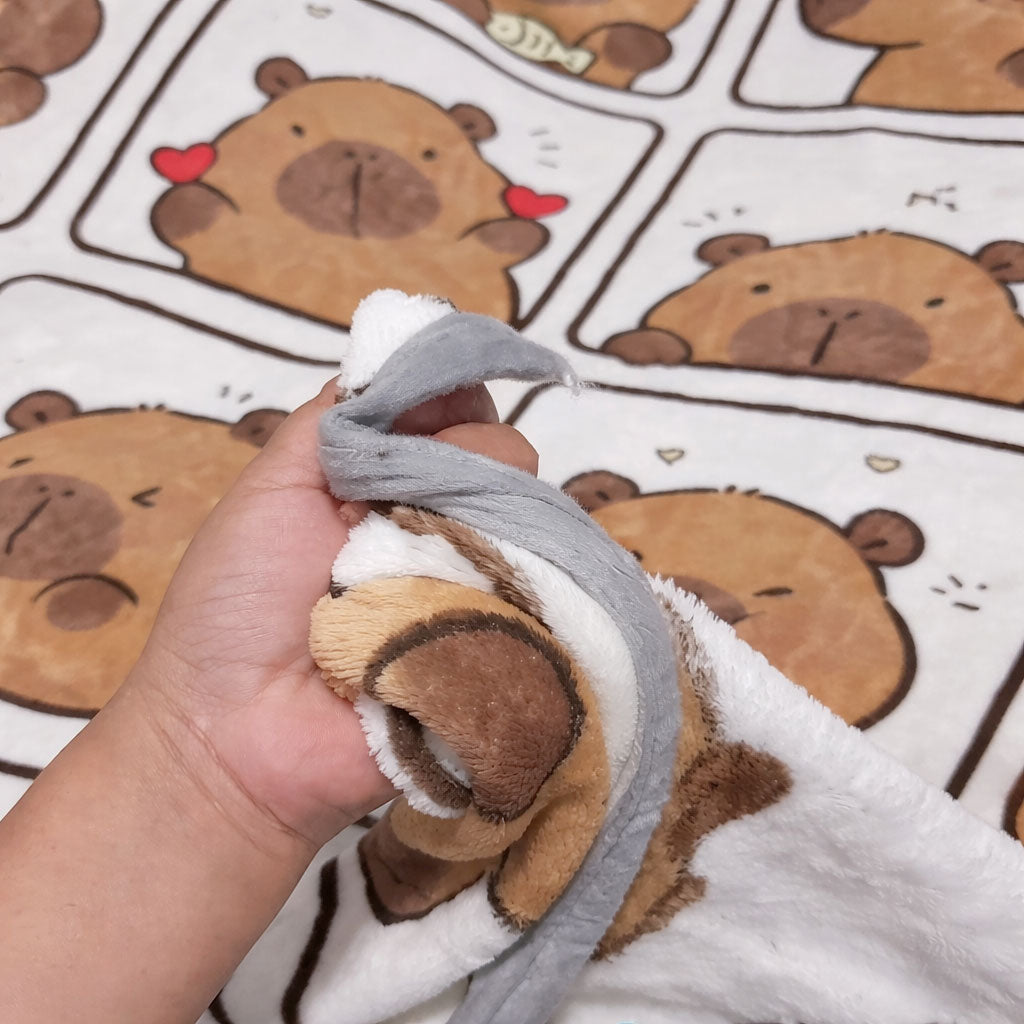 Cute Capybara WN2303001CL Fleece Blanket