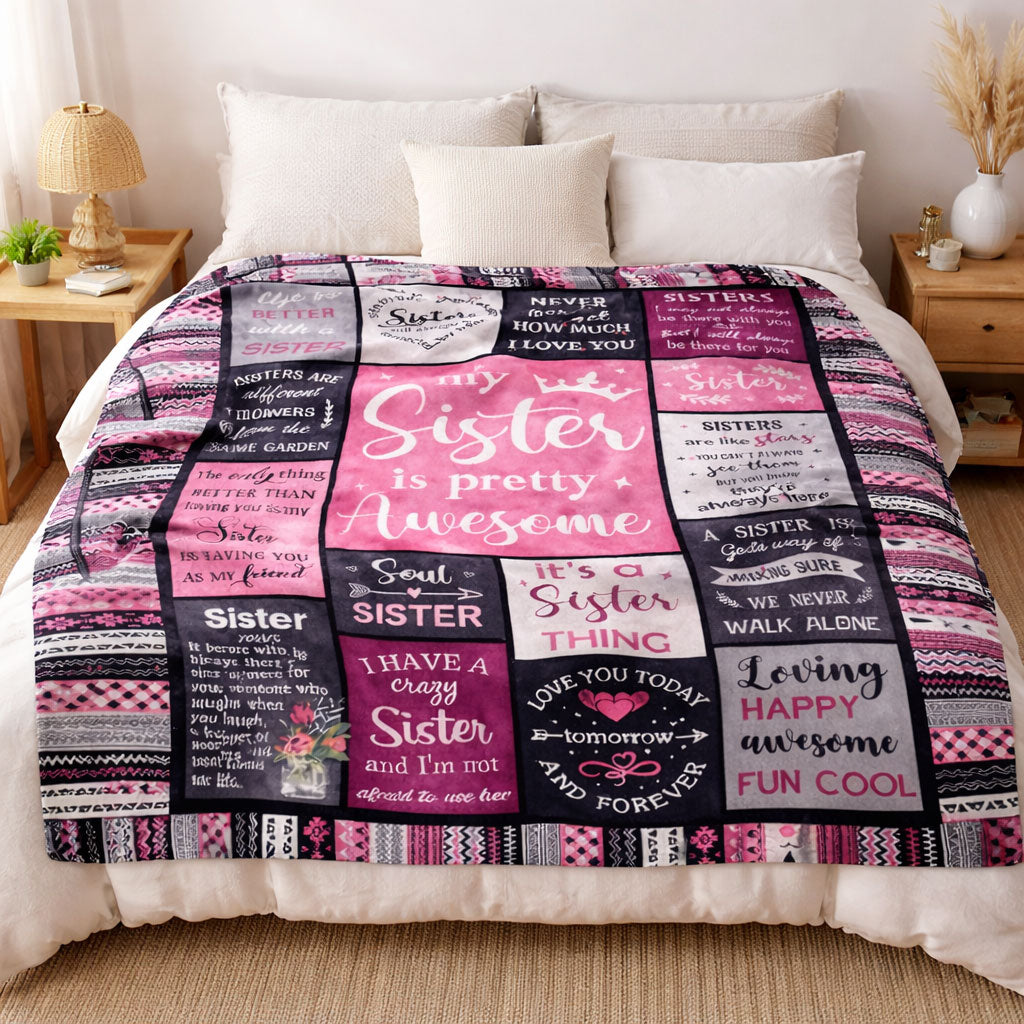To My Sister CP0302001CL Fleece Blanket