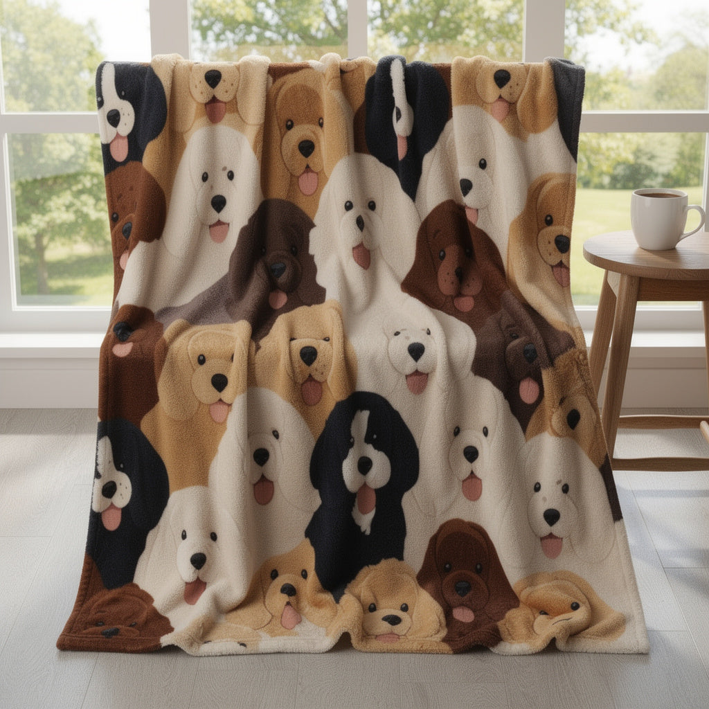 Goldendoodle WJ0303003CL Fleece Blanket
