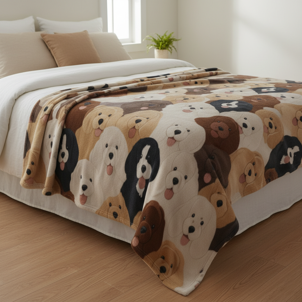 Goldendoodle WJ0303003CL Fleece Blanket