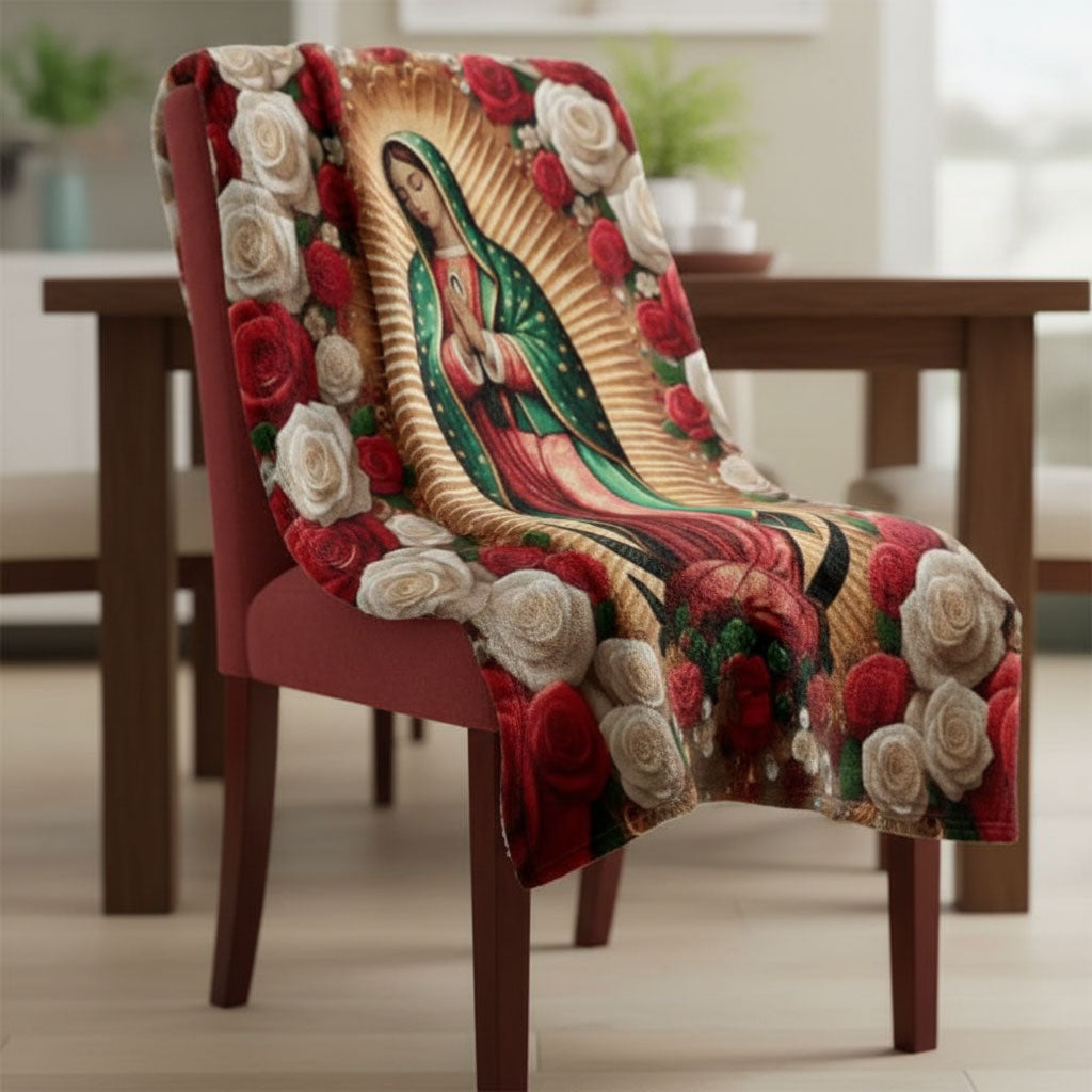 Sacred Rose WJ2901003CL Fleece Blanket