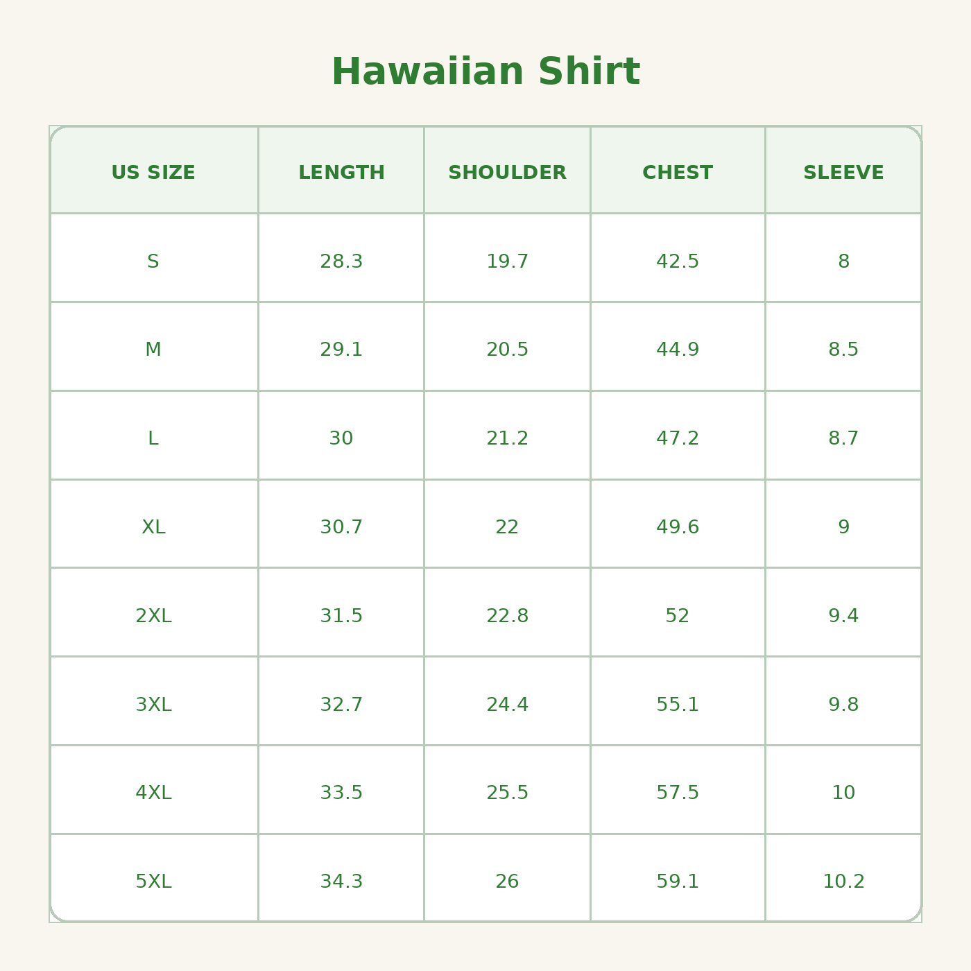 Tropical 6-Pack XR2003001CL Hawaiian Shirts