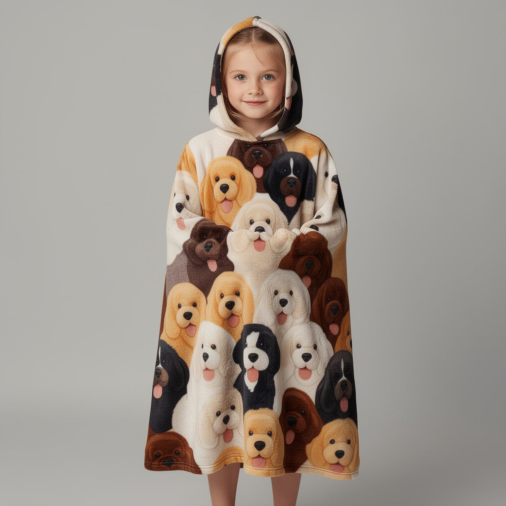 Goldendoodle WJ0303002CL Hooded Blanket