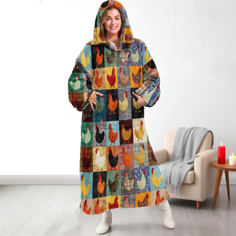 Chicken Cozy CP2702002CL  Hooded Blanket