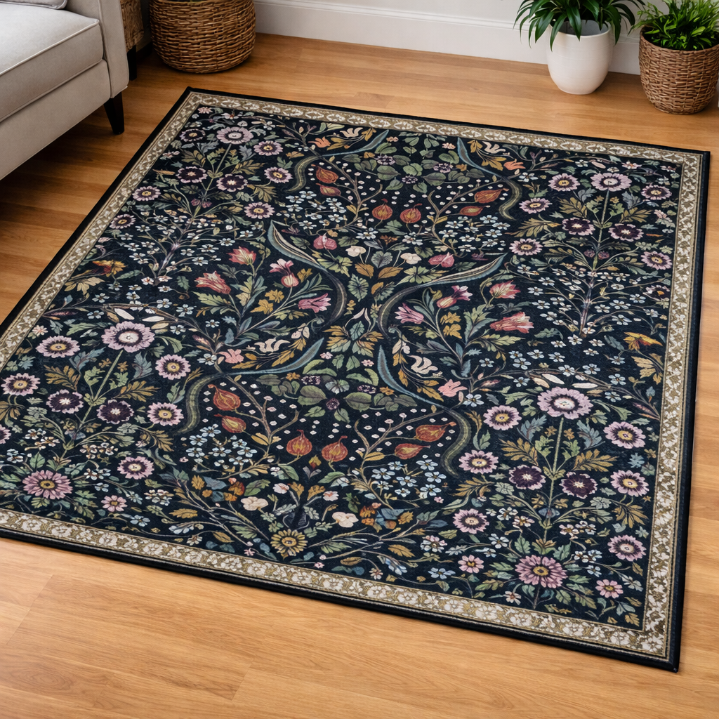 Floral WJ1102001CL Area Rug