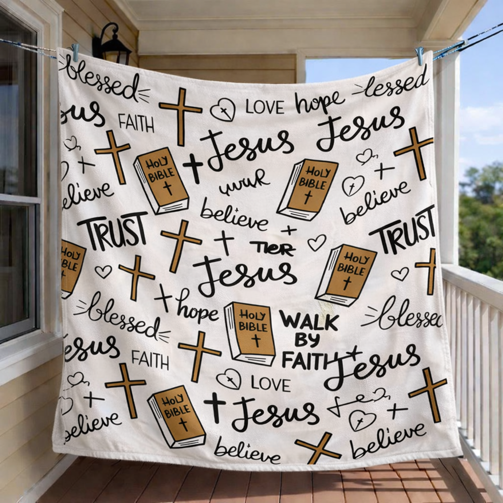 Peaceful Faith WJ2502001CL Fleece Blanket