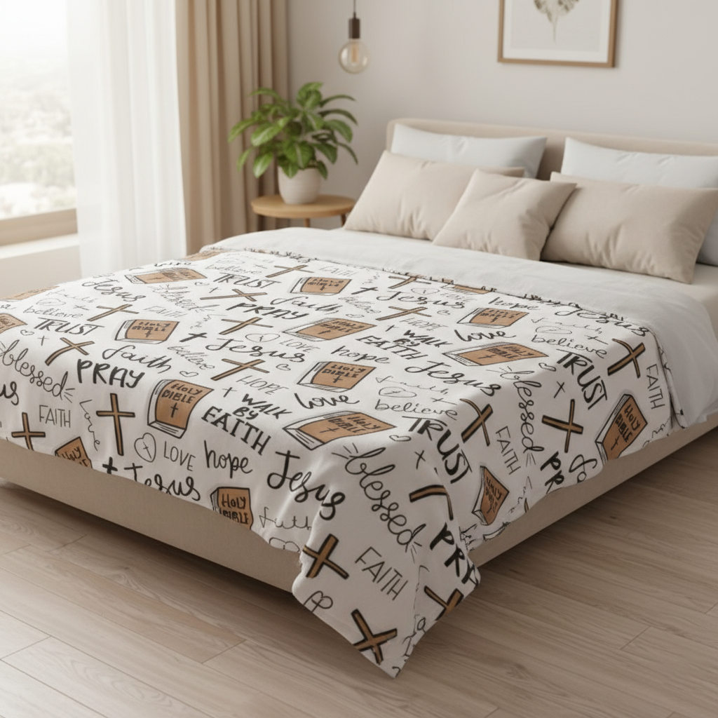 Peaceful Faith WJ2502001CL Fleece Blanket