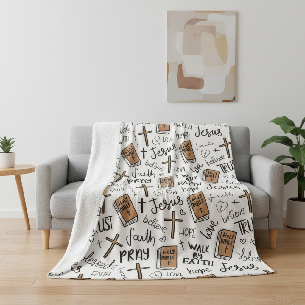 Peaceful Faith WJ2502001CL Fleece Blanket